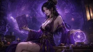 Seductive Oriental Fortune Teller