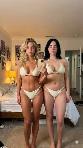 Ultra-Wide Mirror Selfie with Identity Lock and Tan Lines