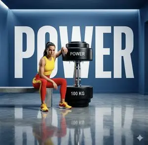 Bold Editorial Fitness Portrait