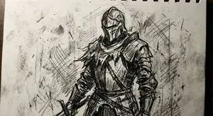 Charcoal Sketch Image Generation Prompt