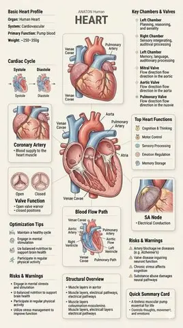 Human Anatomy Educational Infographic
