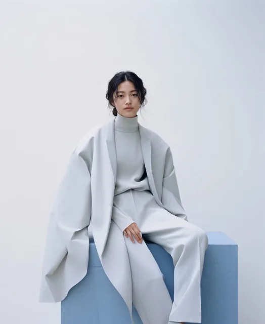 Minimalist Architectural Fashion Portrait