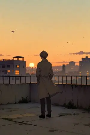 Golden Week Ending Rooftop Sunset