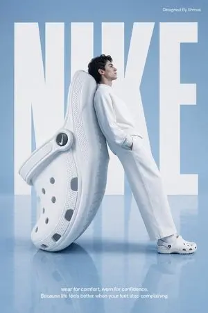 Surrealist Nike Clog Advertisement