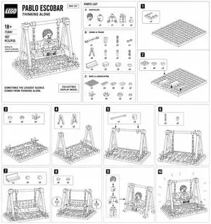 LEGO Mini Set Instruction Poster
