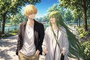 Anime Park Date Illustration