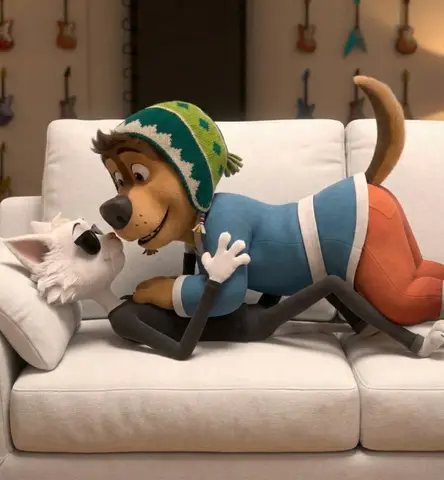 Rock Dog Characters on Sofa