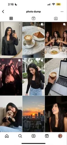 9-image Instagram-style weekend photo dump