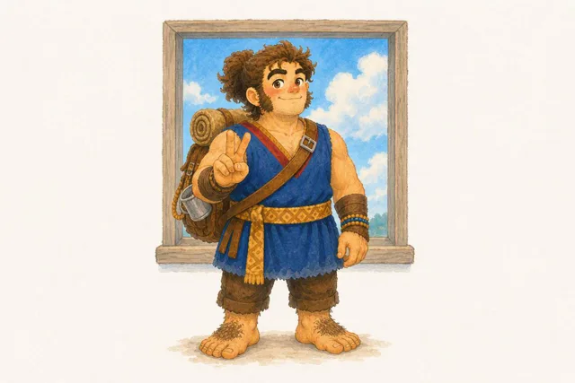 Comic / Storyboard - Watercolor Hobbit Adventurer