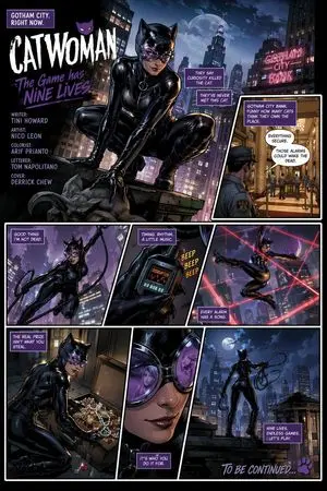 Multi-Panel Comic Book Page