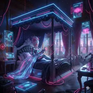 Cyberpunk Versailles Palace Generation