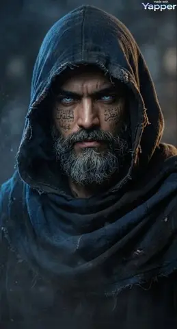 Cinematic Portrait of a Mysterious Hooded Warrior
