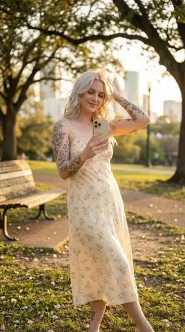 Golden Hour Outdoor Lifestyle Portrait Prompt