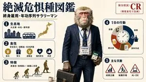 Endangered Salaryman Infographic
