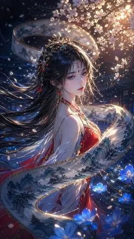 Oriental Fantasy Illustration Prompt