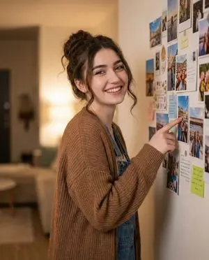 Candid Warm Indoor Portrait