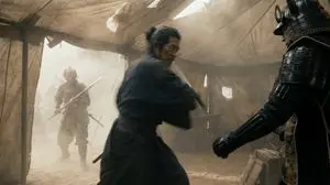 Samurai War Tent Cinematic Shot