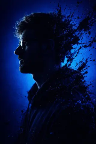 Convert this image into a dramatic, stylized portrait (use