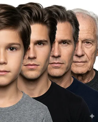 Male Age Progression Portrait