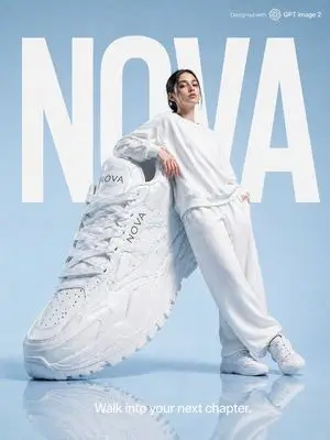 High-Fashion Brand Advertising Layout