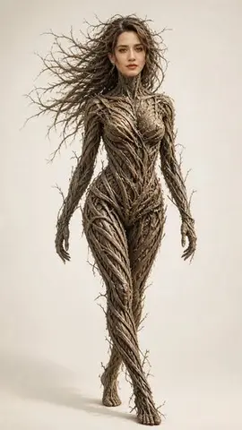 Dry Branch Sculpture Portrait