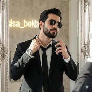 Cinematic Fashion Portrait of a Stylish Man
