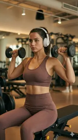 Photorealistic Gym Training Scene Prompt