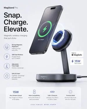 Minimalist Tech Accessory Advertisement
