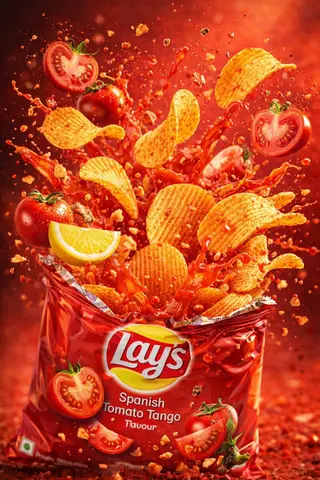 Fmcg Commercial Advertising, Cinematic Realism High Energy Explosive Upward Motion with Frozen