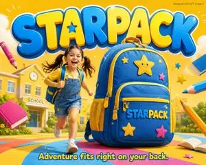 School Commercial Kids Advertisement Poster
