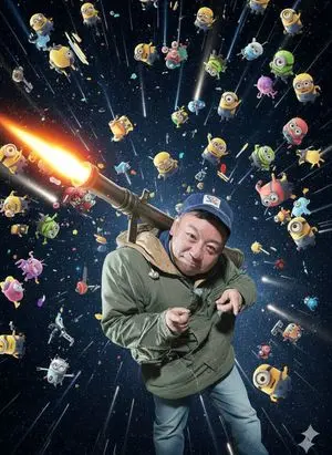 Nano Banana Pro Rocket Launcher Action Prompt