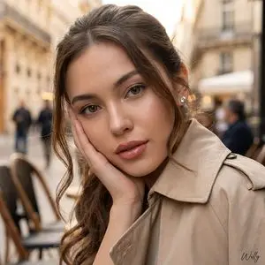 Intimate Eurasian Woman Portrait Prompt