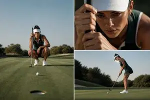 Luxury Golf Editorial Collage