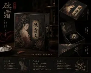 Dark Ancient Chinese Style Packaging