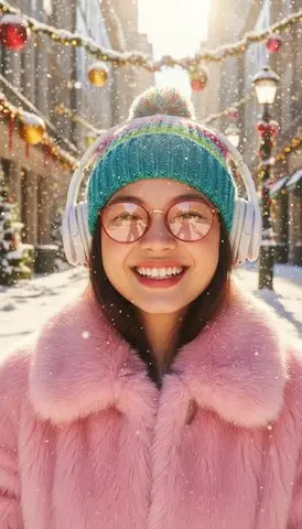 Cinematic Holiday Lifestyle Portrait Prompt