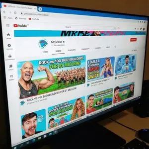 MrBeast-style YouTube channel redesign