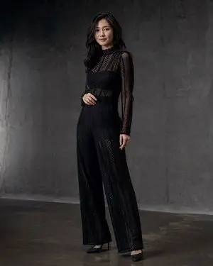 Anonymous Black Lace Fashion Portrait