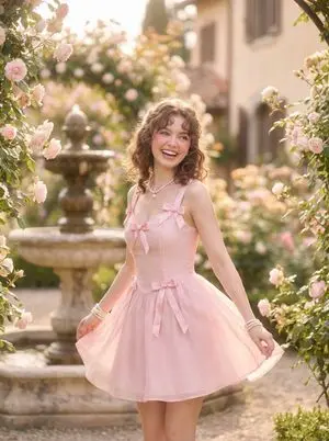 Coquette Pink Fashion Editorial