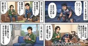 Four-Panel Manga Generation: If the Bus Stops Tomorrow