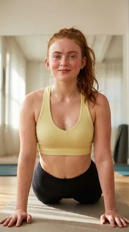 Yoga Session Portraits (Sadie Sink, Sydney Sweeney, Ana de Armas)