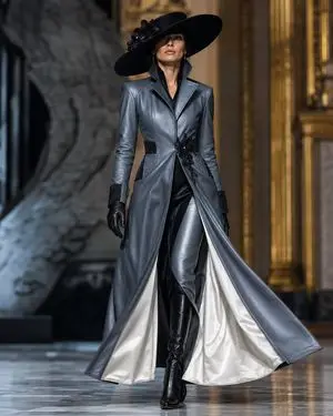 Couture Leather Runway Model