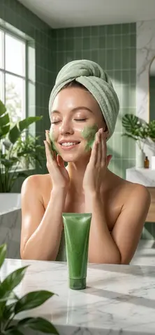 Realistic Skincare Advertisement Photography