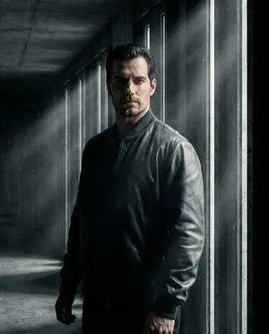 Moody Underground Corridor Portrait
