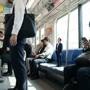 Miniature Person in Train Prompt