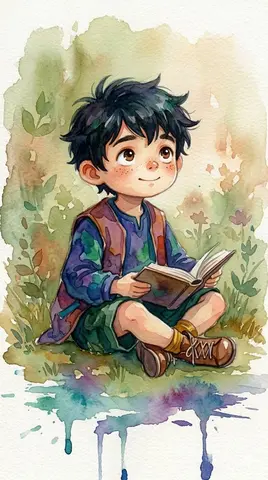 Watercolor Woodland Children Illustrations