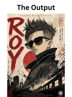 Japanese Anime Poster Transformation