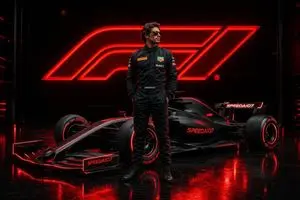 Cinematic Formula 1 Driver Poster