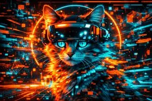 Cyber Cat Prompt Comparison