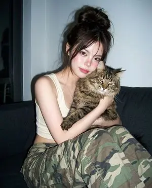 Douyin Aesthetic Cat Portrait