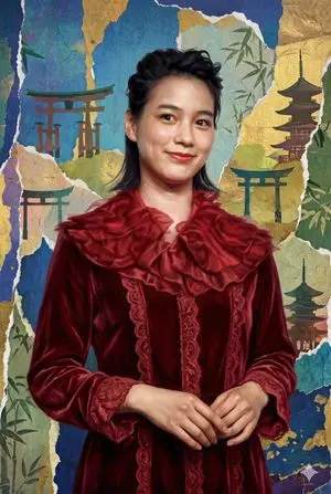 Japanese Collage Fashion Portrait